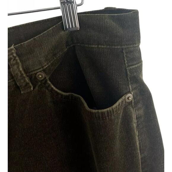 Vintage LRL Lauren Ralph Lauren Corduroy Pants Women's 16 Brown Quiet Luxury - Picture 3 of 9